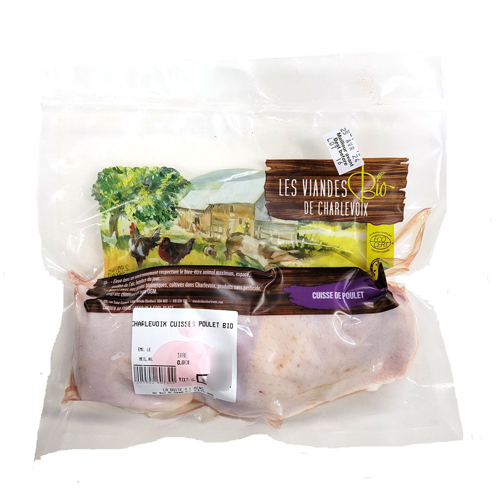 cuisses de poulet biologique - La Boite à Grains