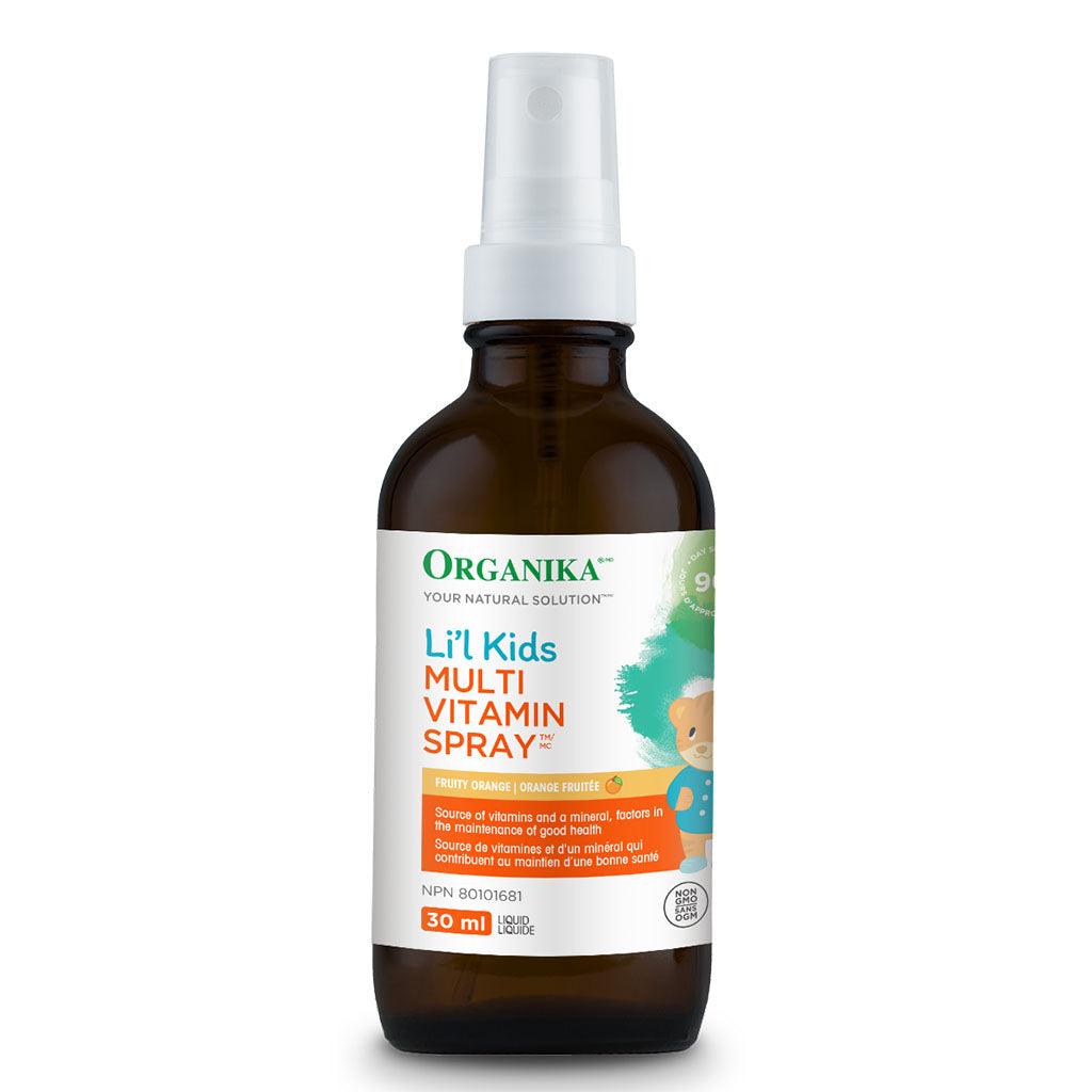 Li'l Kids Spray Multi Vitamines Orange Fruitée Organika - La Boite à Grains