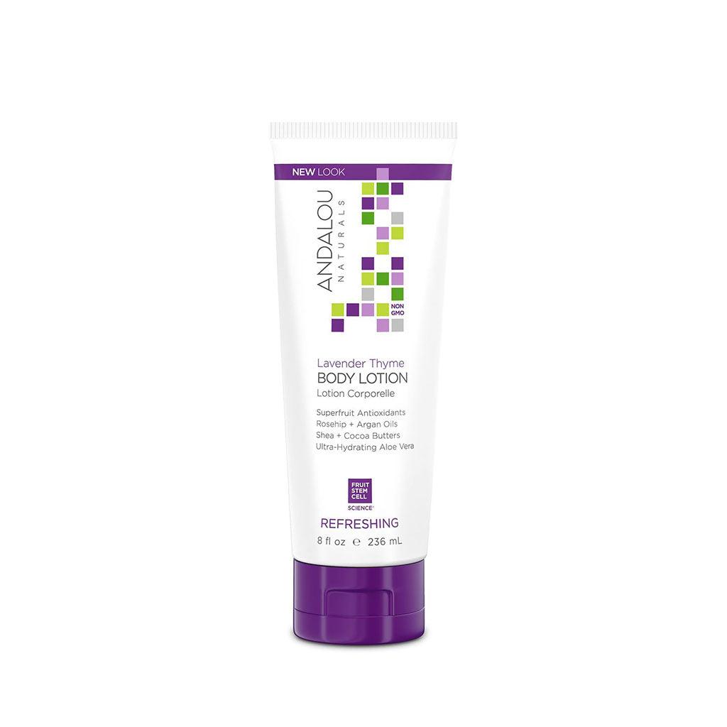 Lotion Corporelle Lavande Thym Rafraichissante Andalou Naturals - La Boite à Grains