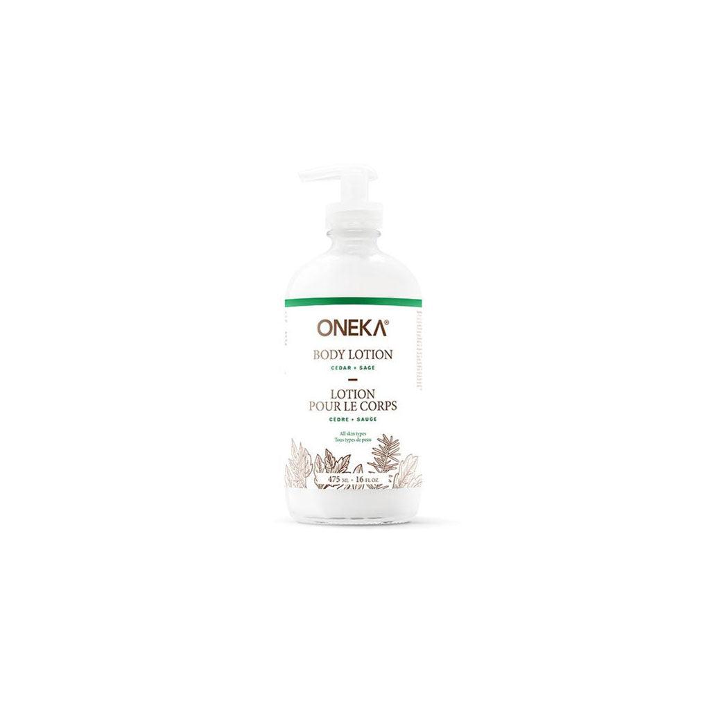 Lotion pour le Corps Cèdre & Sauge Oneka - La Boite à Grains