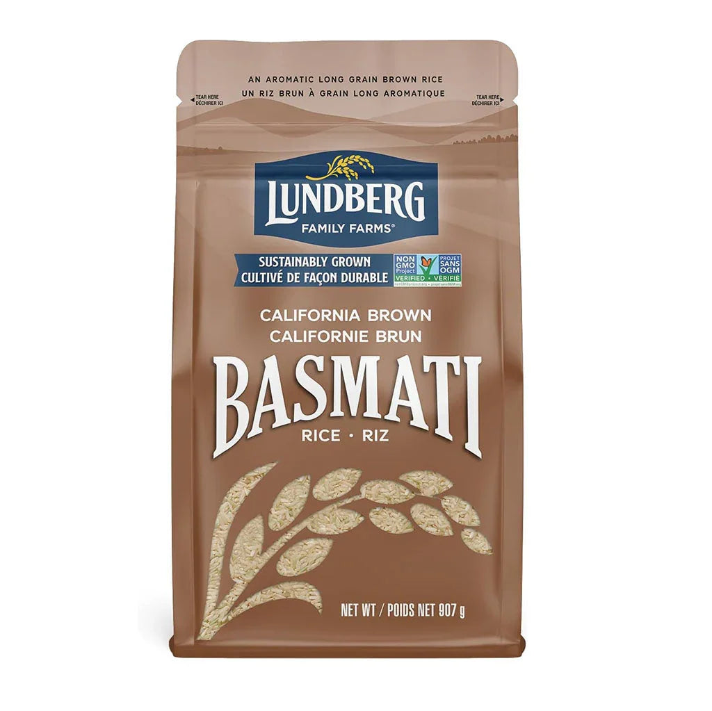 lundberg basmati rice California brown 907 g - La Boite à Grains