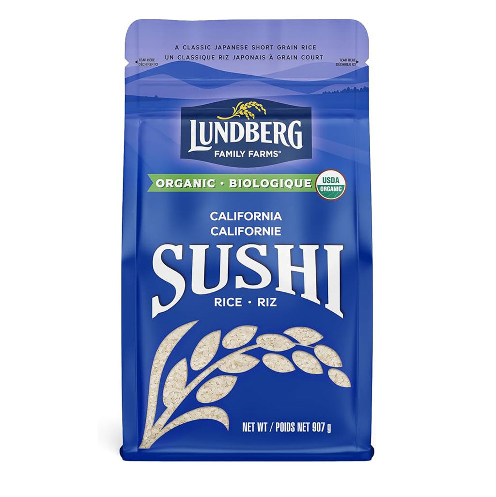 lundberg riz sushi Californie biologique 907 g - La Boite à Grains
