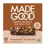 organic granola bars with crunchy drizzle of Made Good biscuits - La Boite à Grains