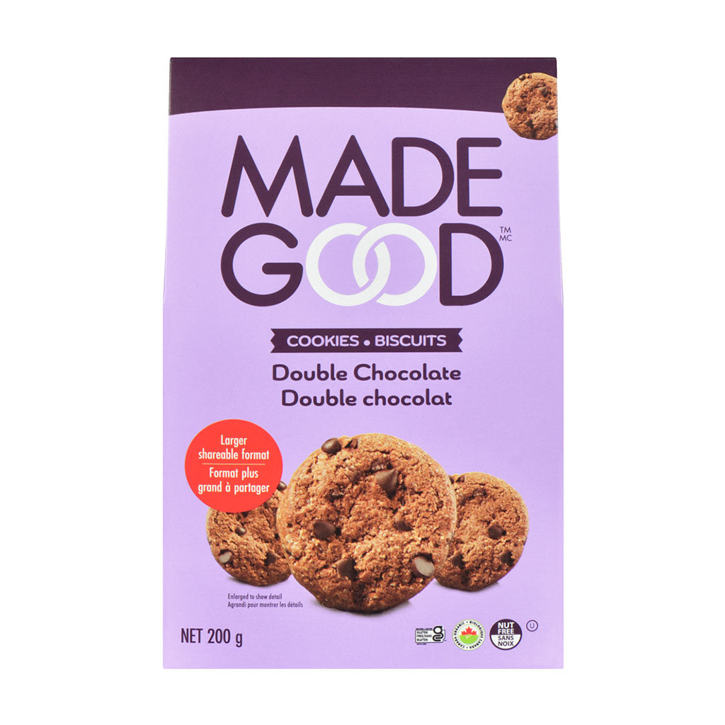 double chocolate cookies Made Good - La Boite à Grains