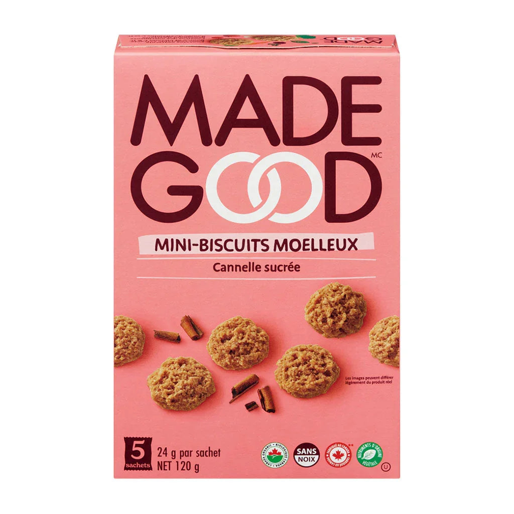 made good mini soft sweet cinnamon biscuits 120 g