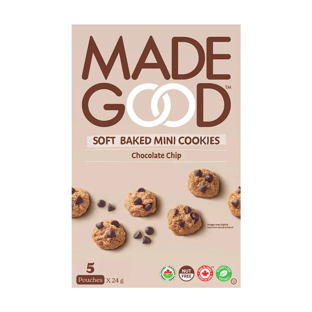 soft baked mini cookies chocolate chip Made Good - La Boite à Grains