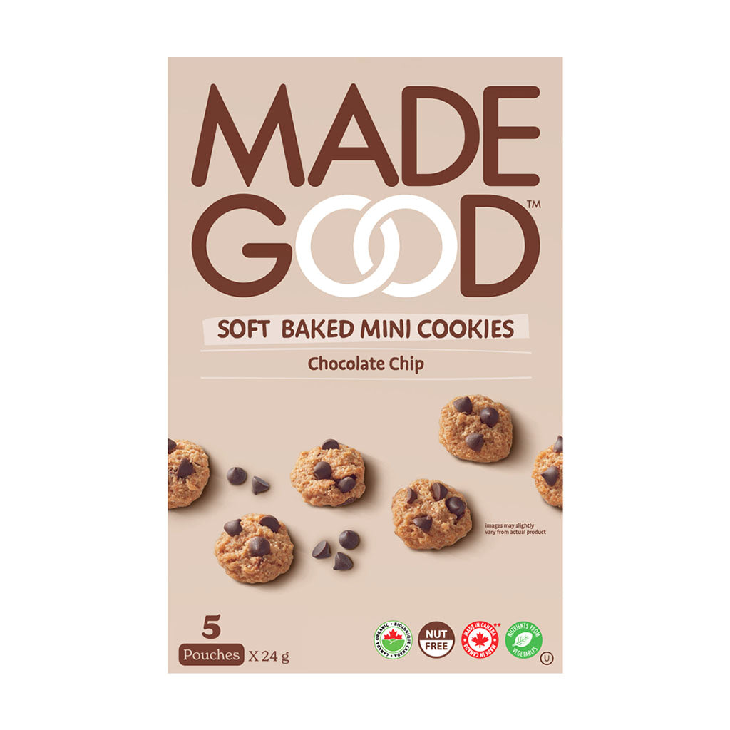 soft baked mini cookies chocolate chip Made Good - La Boite à Grains