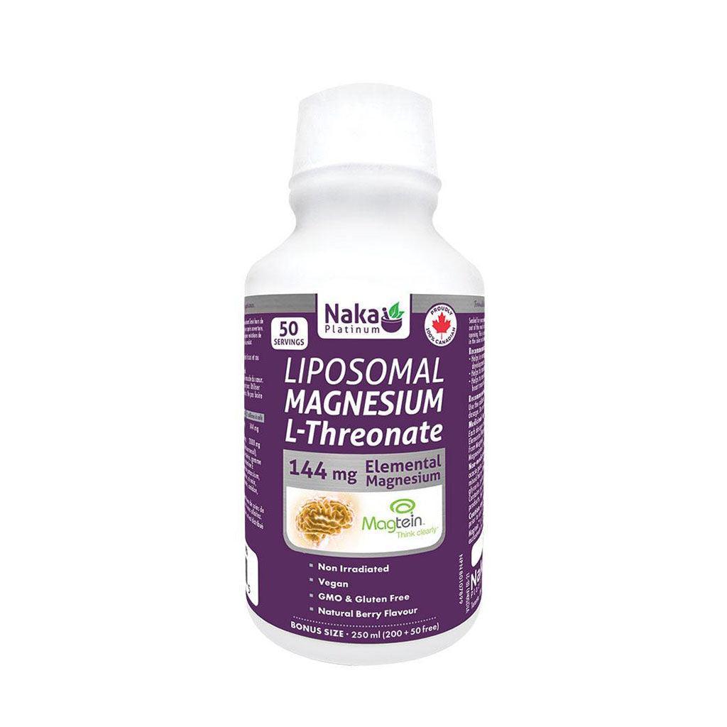 Magnésium L-Thréonate Liposomal Naka Platinum - La Boite à Grains
