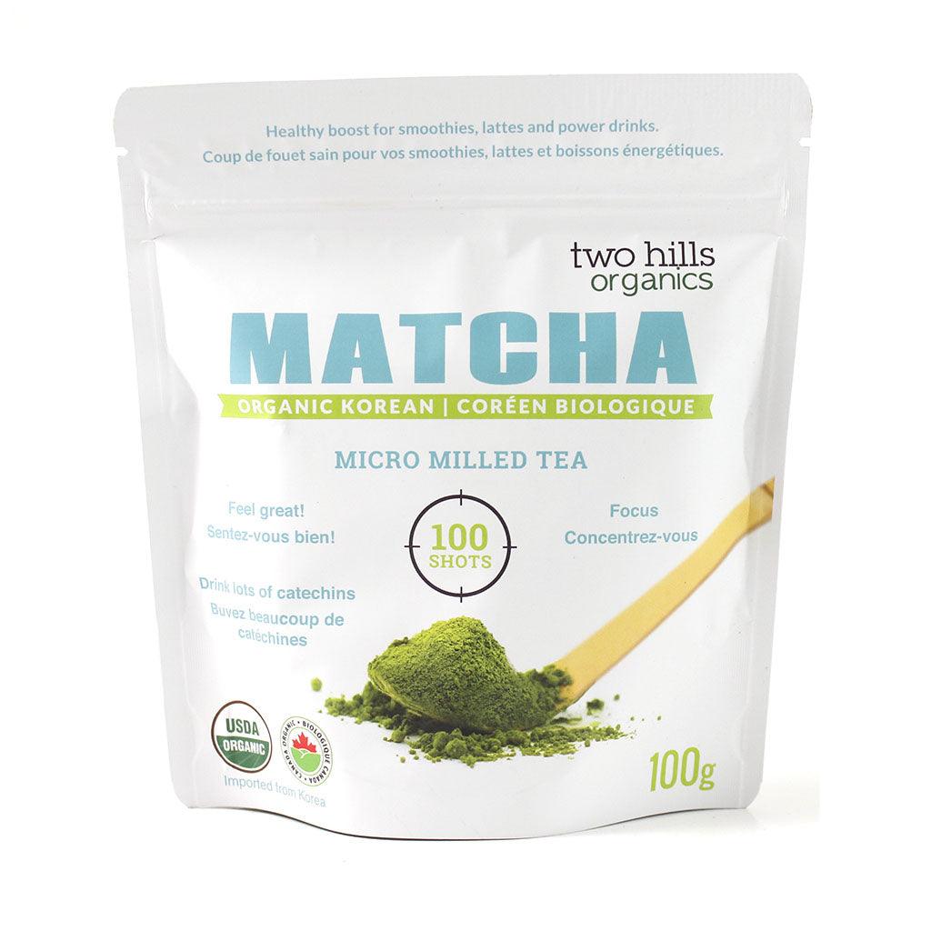 Matcha Coréen Biologique Two Hills Organics - La Boite à Grains