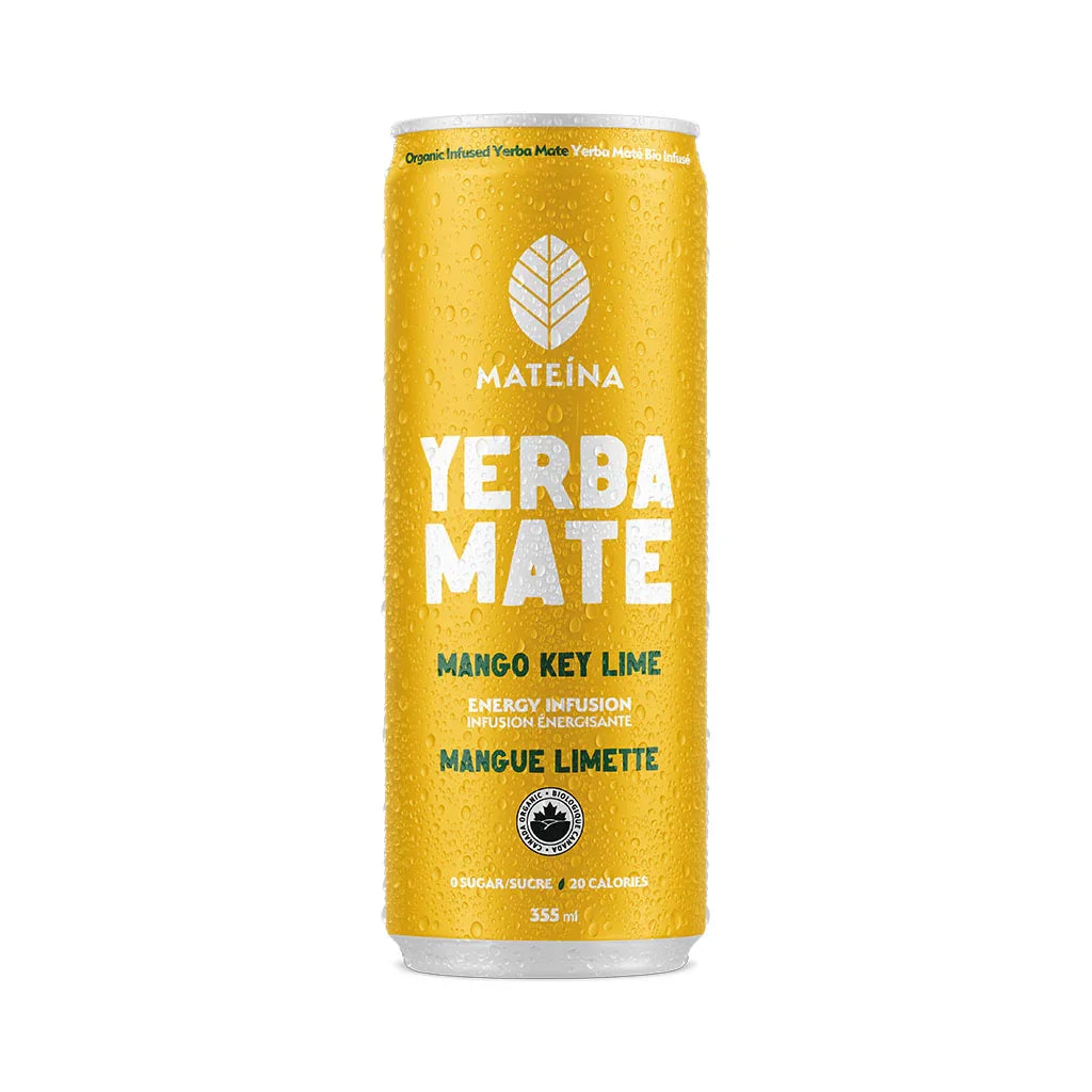 organic yerba mate mango lime Matéina - La Boite à Grains