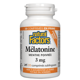 Mélatonine 3 mg Natural Factors - La Boite à Grains