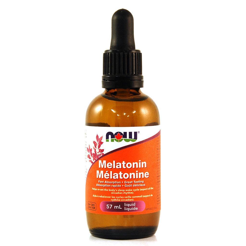 Mélatonine Liquide Absorption Rapide Now - La Boite à Grains
