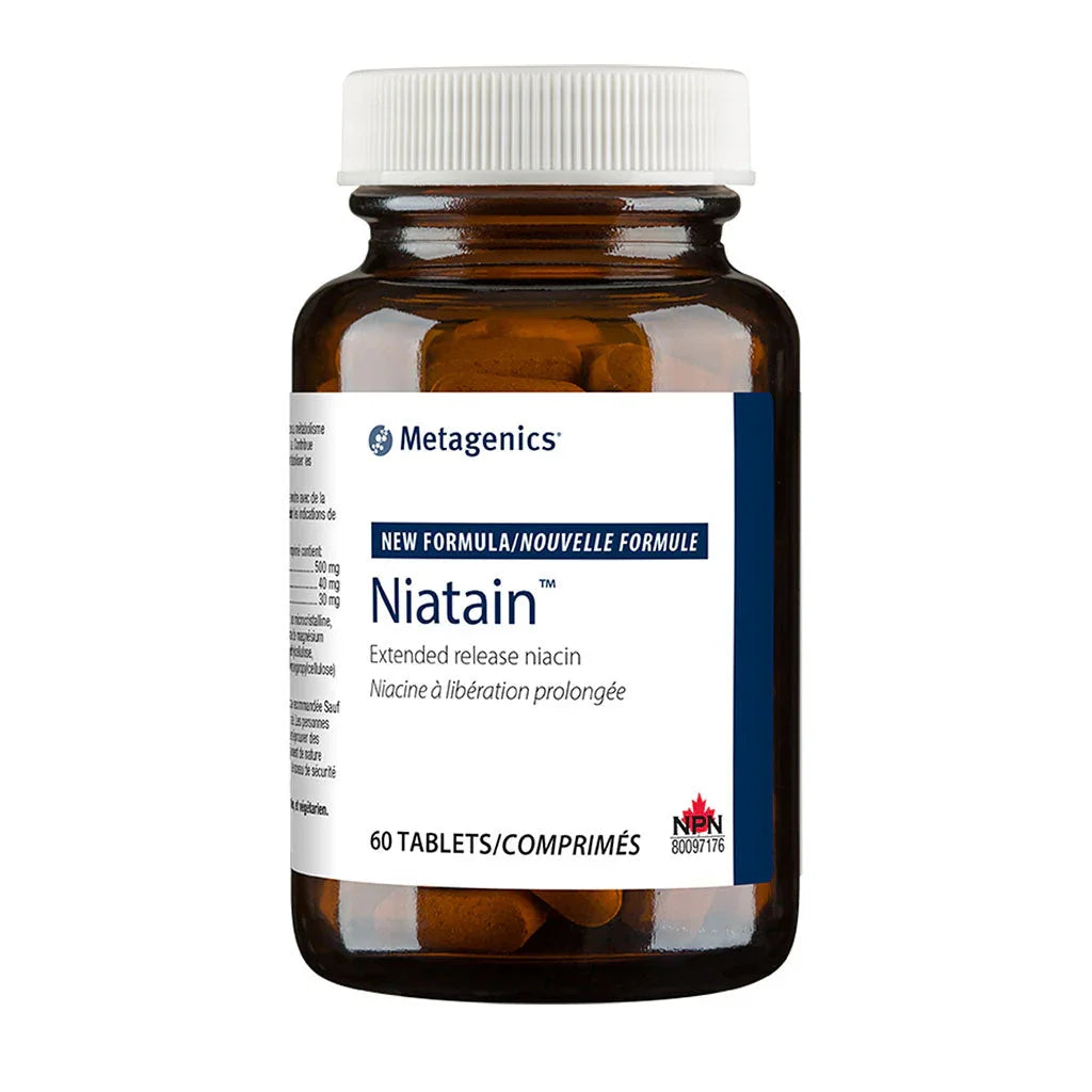 metagenics niatain niacine à libération prolongée 60 comprimés