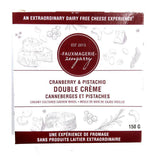 Meule de Noix de Cajou Vieillie Double Crème Canneberges et Pistaches Fauxmagerie Zengarry - La Boite à Grains
