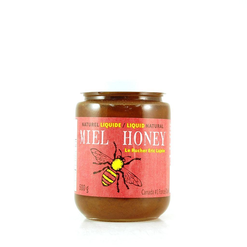 Le Rucher Éric Lajoie Dark Natural Liquid Honey - La Boite à Grains