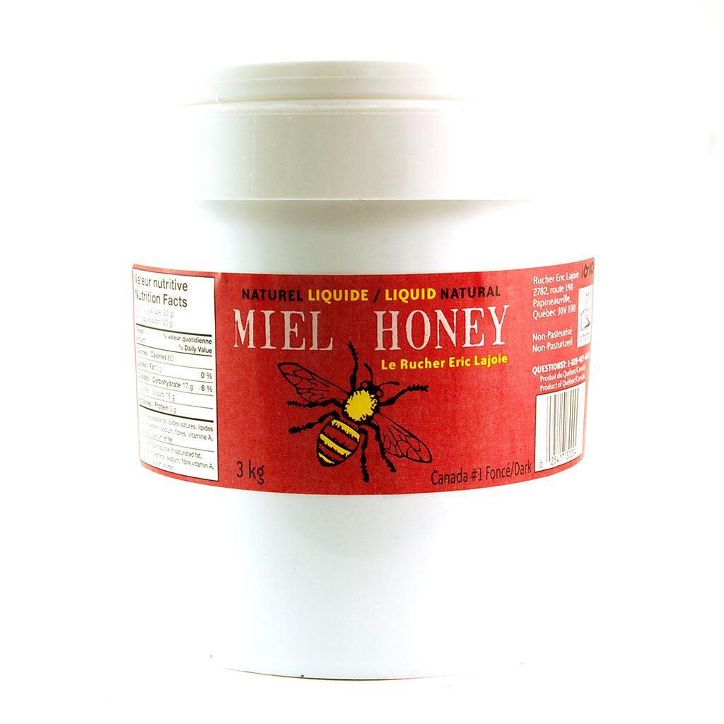 Le Rucher Éric Lajoie Dark Natural Liquid Honey - La Boite à Grains