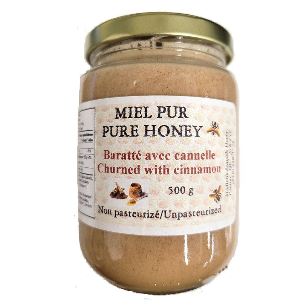 Pure Churned Honey with Cinnamon Miellerie Sempels