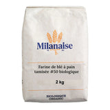 farine de blé pain tamisée biologique Milanaise - La Boite à Grains