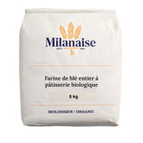 whole wheat organic pastry flour Milanaise - La Boite à Grains