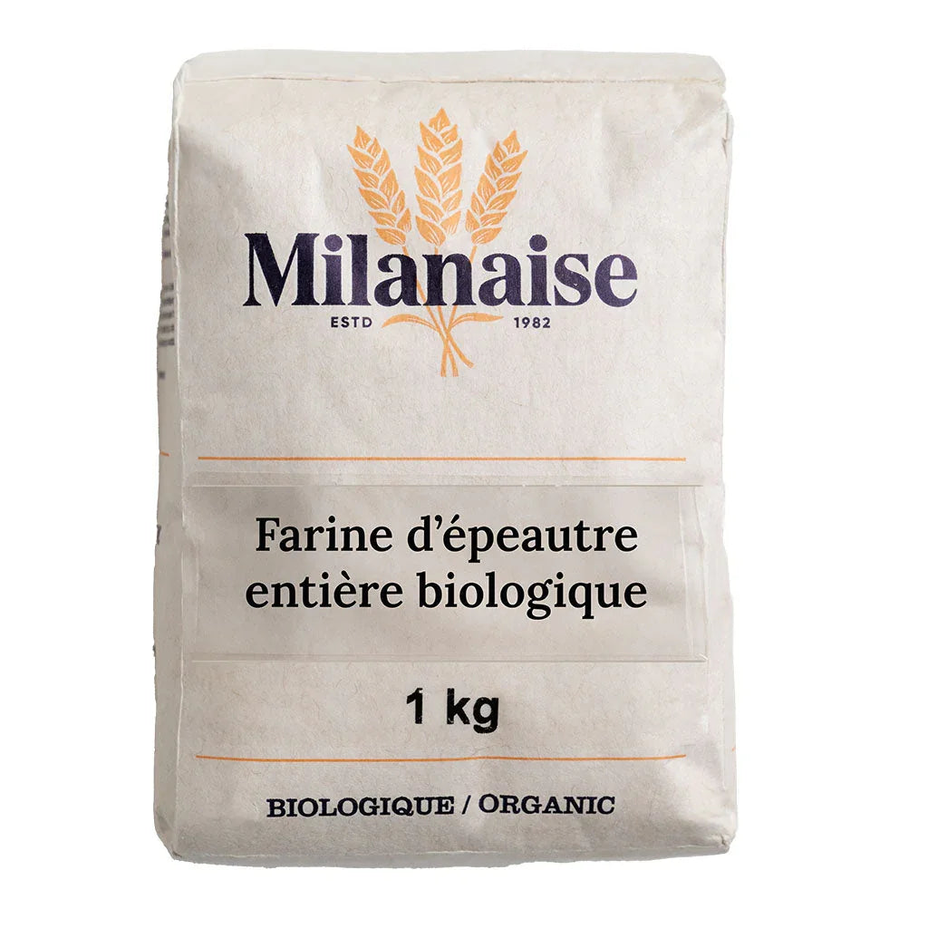 Milanese organic whole spelled flour - La Boite à Grains