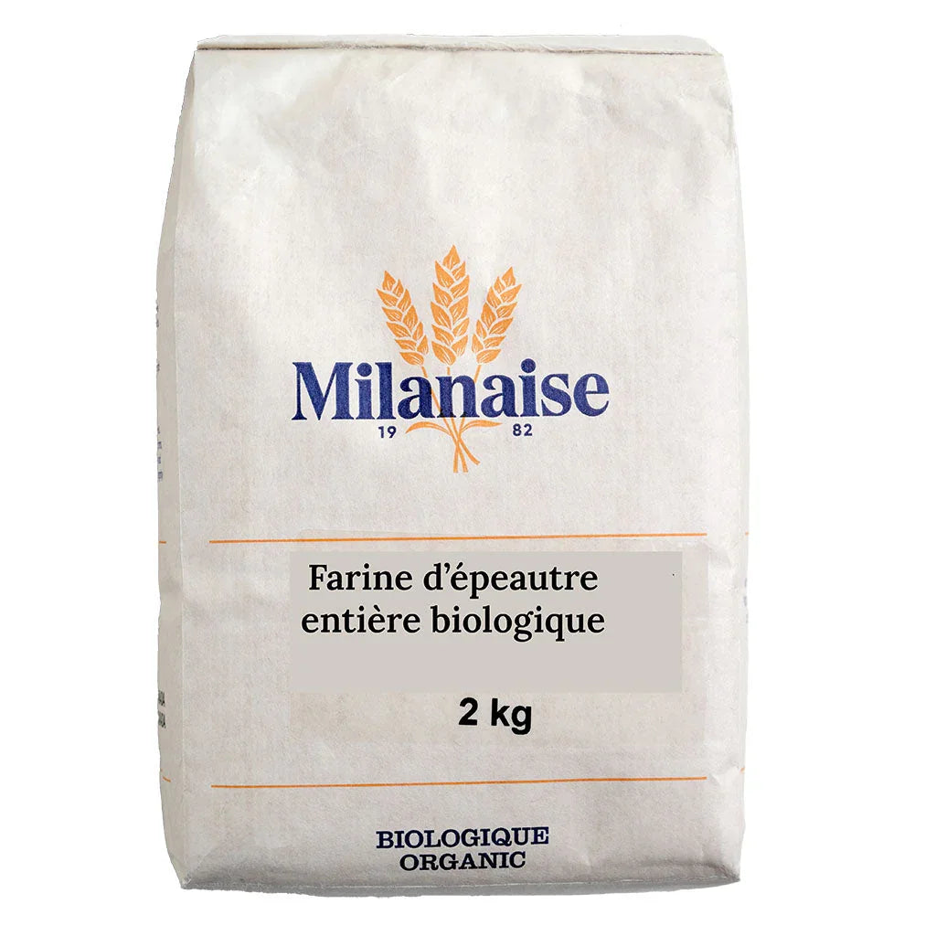 organic whole spelled flour Milanaise - La Boite à Grains