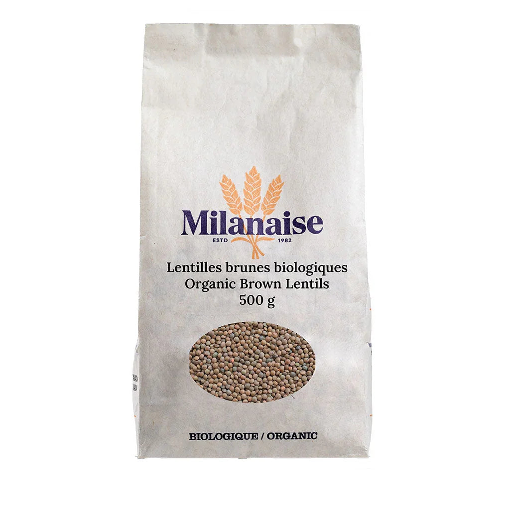 organic brown lentils Milanaise - La Boite à Grains