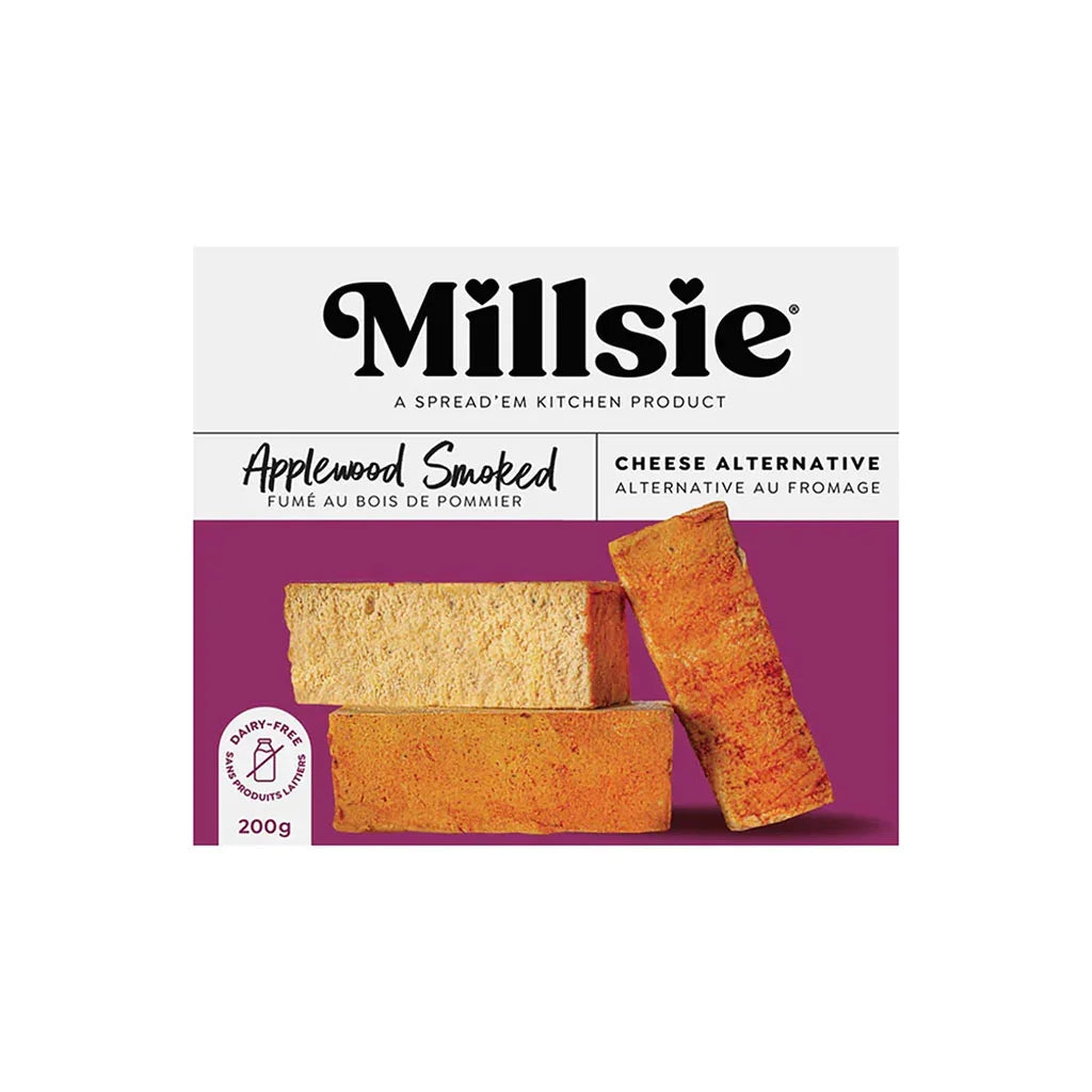 alternative au fromage fumé au bois de pommier Millsie - La Boite à Grains