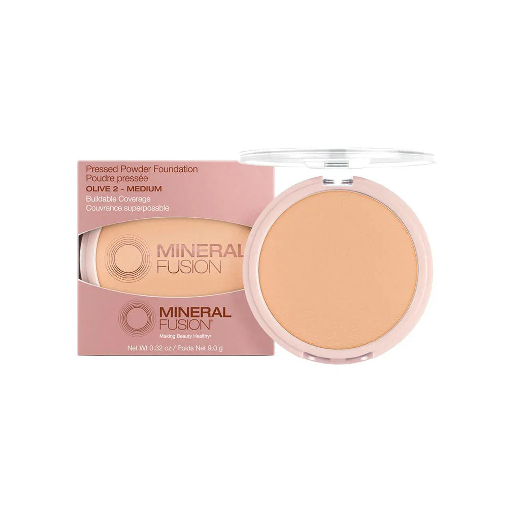 Olive 2 Mineral Fusion pressed powder - La Boite à Grains