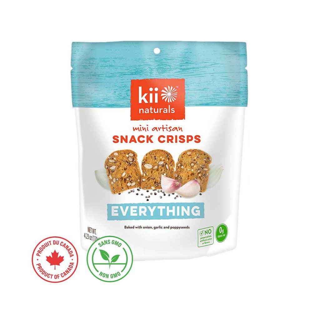 Mini Craquelins Artisanaux Tout Garni Kii Naturals - La Boite à Grains