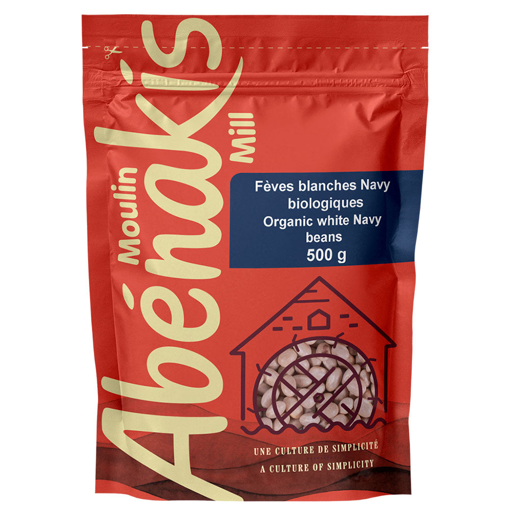 moulin abénakis fèves blanches navy biologiques 500 g