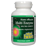 Natural Factors High Efficiency Multi Enzyme - La Boite à Grains