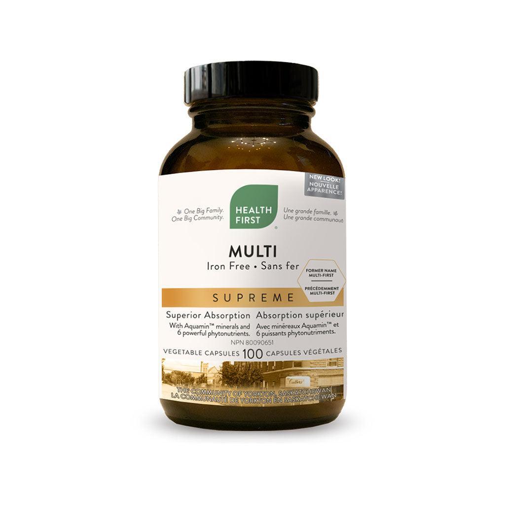 Health First Supreme Iron Free Multi - La Boite à Grains