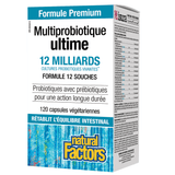 Multiprobiotique Ultime 12 Milliards Natural Factors - La Boite à Grains
