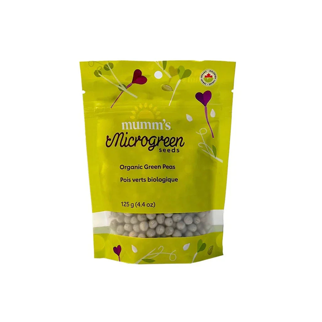 mumm's organic green peas 125 g