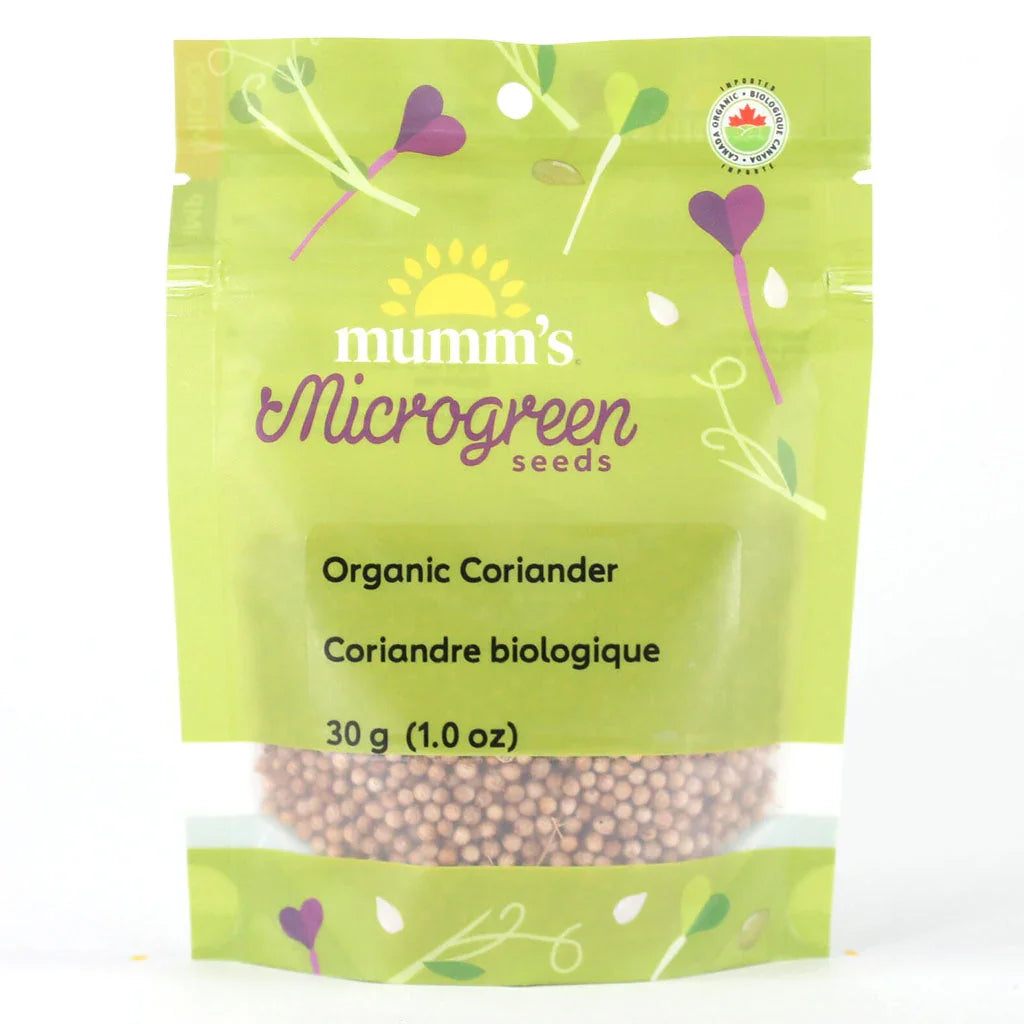 mumm's sprouting seeds coriander to sprout organic 30 g - La Boite à Grains