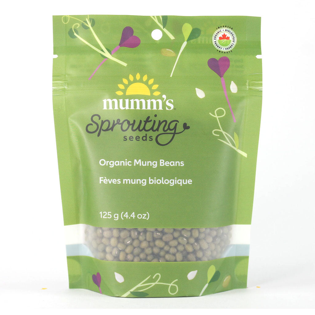 mumm's sprouting seeds fèves mung biologiques - La Boite à Grains