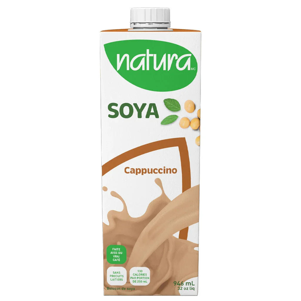 Natur-a cappuccino soy drink 946 ml -La Boite à Grains