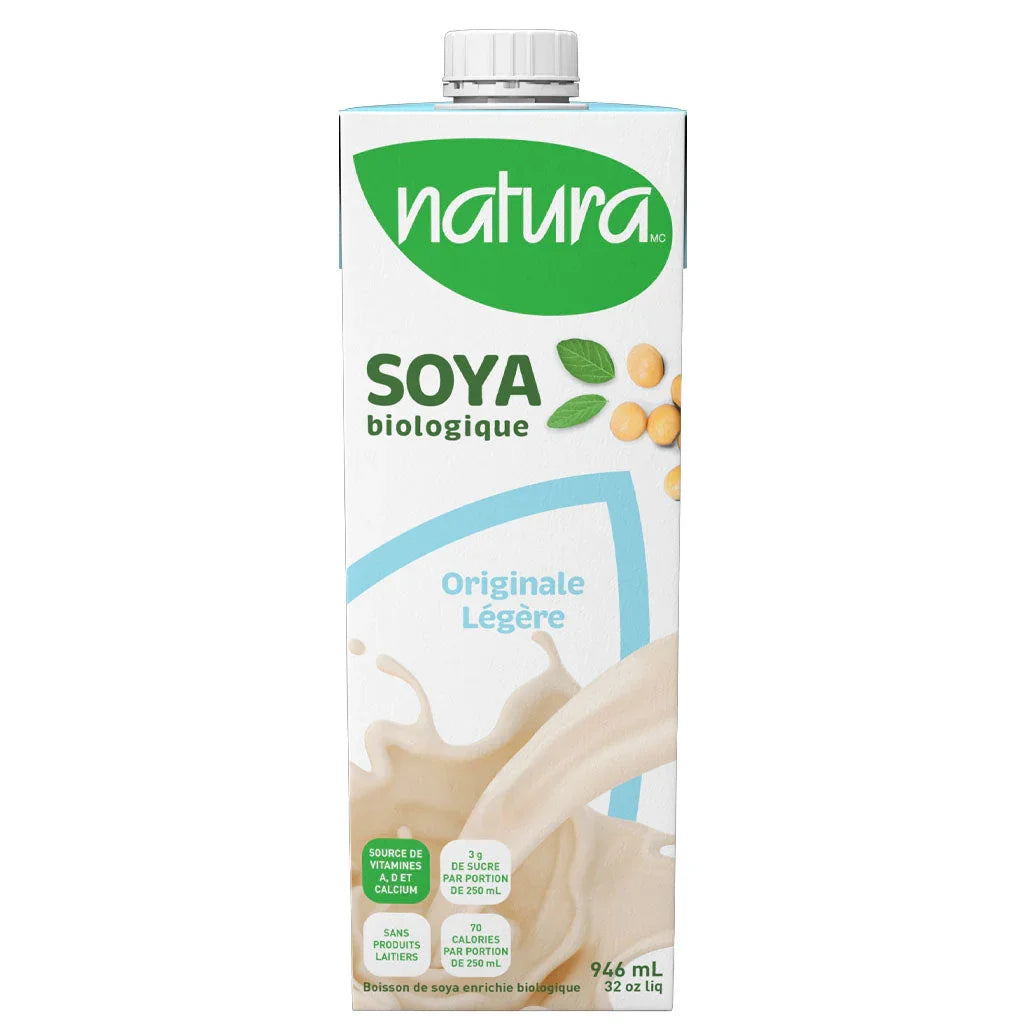 natur-a organic light original soy drink 946 ml - La Boite à Grains