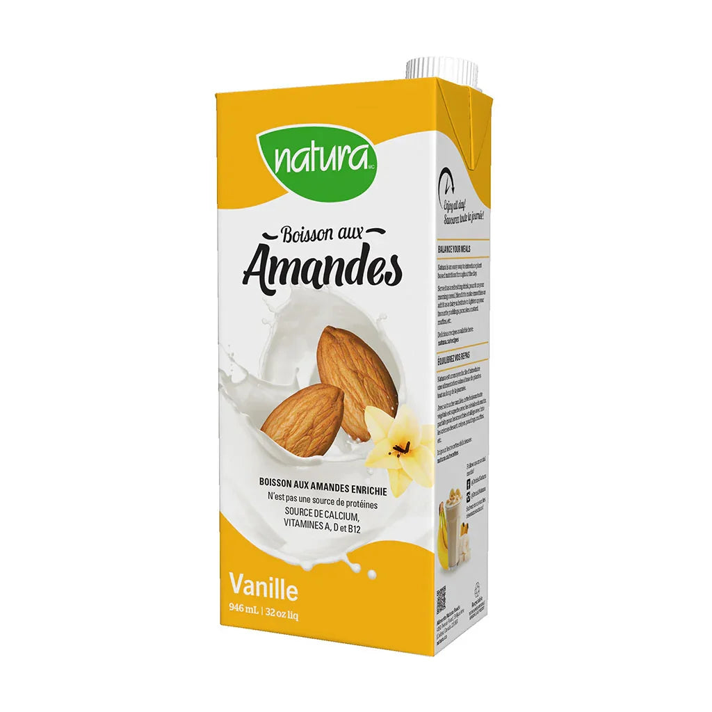 Boisson aux amandes vanille Natura - La Boite à Grains