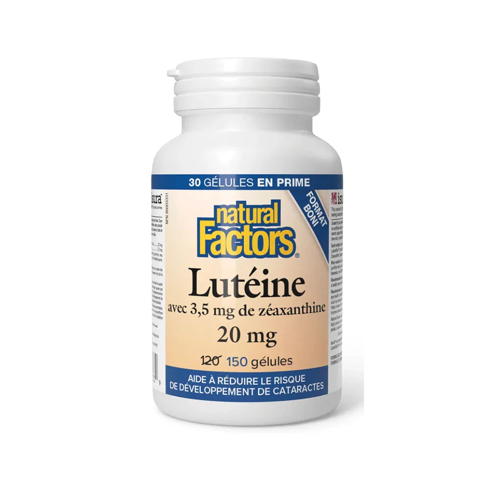 natural factors lutein 150 capsules - La Boite à Grains