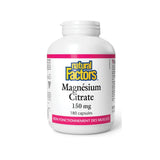natural factors magnesium citrate 150 mg 180 capsules - La Boite à Grains