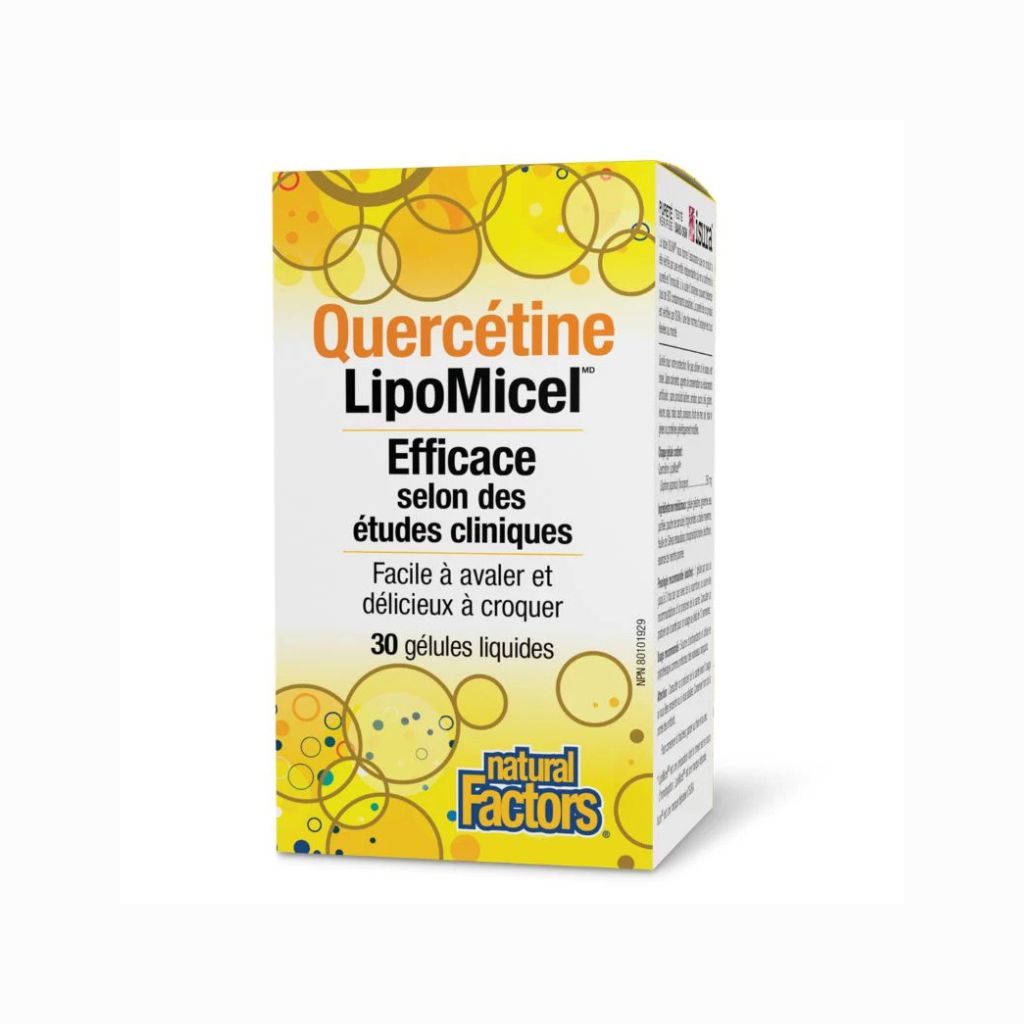 quercétine lipomicel Natural Factors - La Boite à Grains