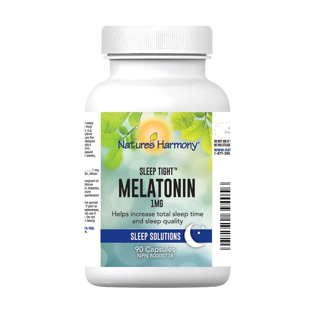 sleep tight melatonin 1 mg Nature's Harmony - La Boite à Grains