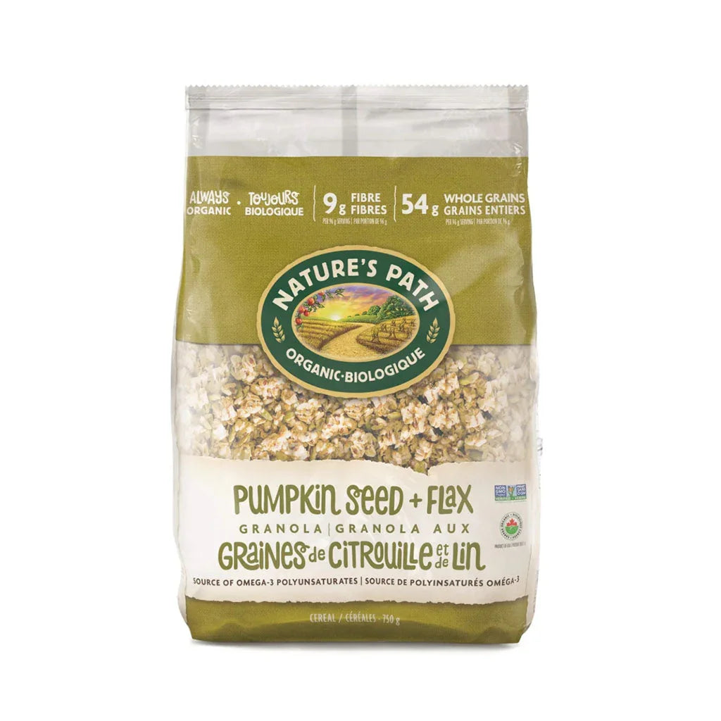 granola citrouille et lin Nature's Path - La Boite à Grains