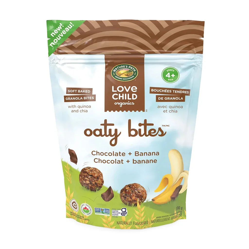 oaty bites chocolate banana Love Child Organics - La Boite à Grains