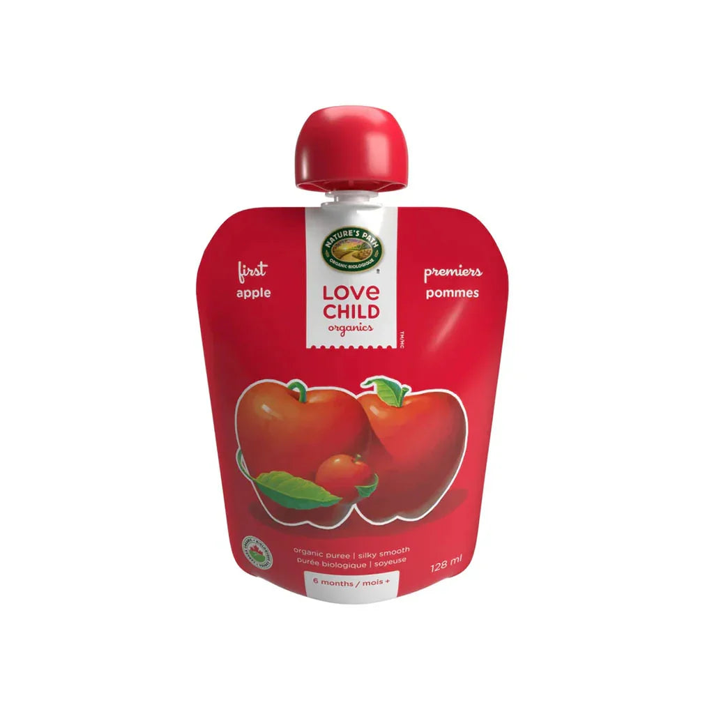 purée biologique premières pommes Love Child Organics - La Boite à Grains