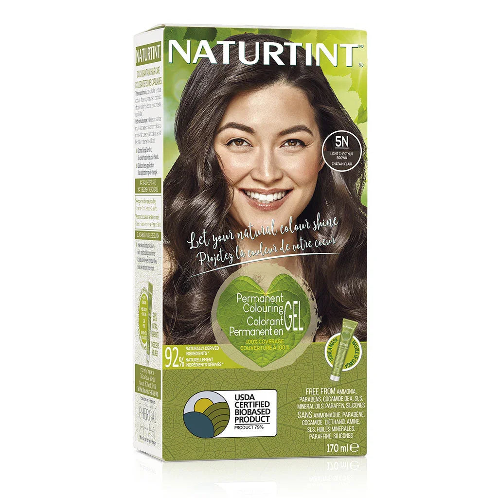 naturtint permanent gel coloring light brown 170 ml
