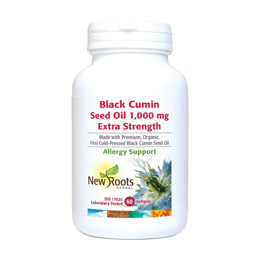Black cumin seed oil extra strength New Roots - La Boite à Grains