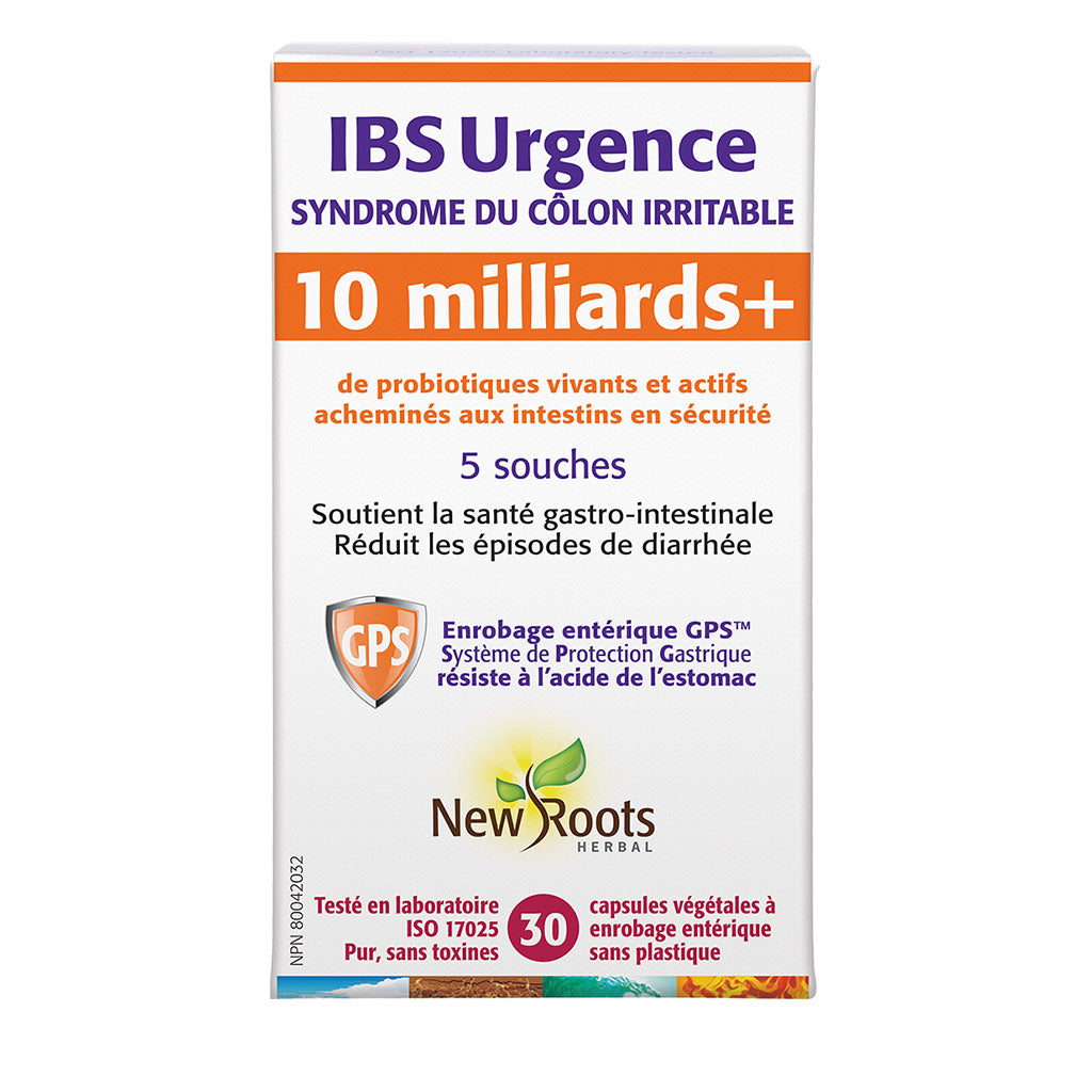 ibs urgence syndrôme du côlon irritable New Roots - La Boite à Grains