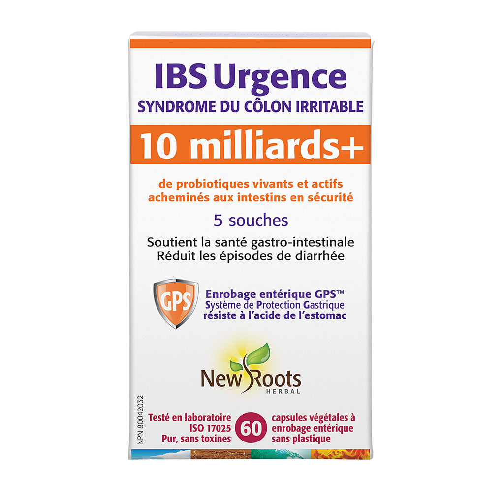 ibs urgence syndrôme du côlon irritable New Roots - La Boite à Grains